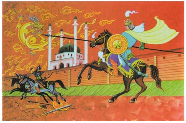 Татарский батыр, народный борец, чемпион Сабантуя